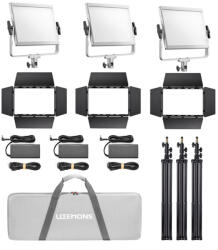 Godox Litemons LP1200BI Bi-Color tripla LED panel/videólámpa szett (LP1200Bi K3)
