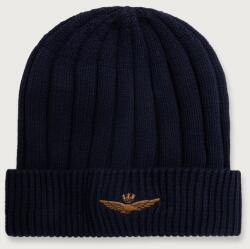 Aeronautica Militare beanie férfi pamut - sötétkék Univerzális méret