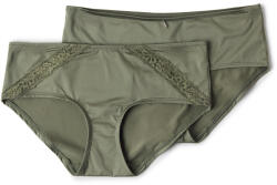 Tchibo - 2 női magas derekú alsó, microtouch, khaki