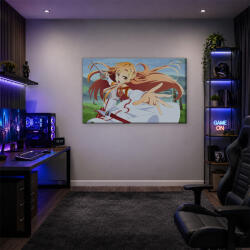  Sword Art Online Asuna vívótőrrel vászonkép (bety_1293)