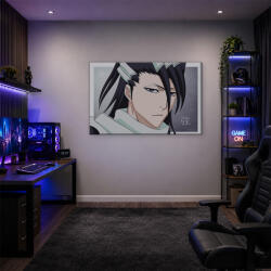  Bleach Byakuya Kuchiki közeli portré vászonkép (bety_5617)