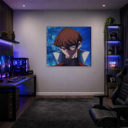 Yu-Gi-Oh Seto Kaiba szigorú tekintettel vászonkép (bety_8590)