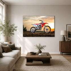 Honda CRF motocross motor naplementében vászonkép (bety_5799)