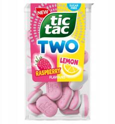 Tic Tac Two kétrétegű drazsé málna és citrom ízesítéssel 38, 5 g