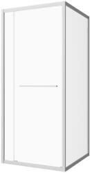 Sanotechnik SANOSLIM sarokkabin toló-forgó ajtóval, 100 cm, króm (SLD100)