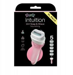 Wilkinson Intuition 2 az 1-ben Soap and Shave Nourishing XL borotva+5 penge (4027800181407)