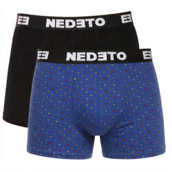 Nedeto 2PACK férfi boxeralsó Nedeto többszínű (2NBV20) L