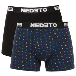 Nedeto 2PACK férfi boxeralsó Nedeto többszínű (2NBV17) L