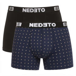 Nedeto 2PACK férfi boxeralsó Nedeto többszínű (2NBV18) M