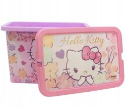 Stor Tároló játéktároló doboz fedéllel Hello Kitty 7 L (03364)