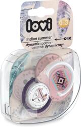 LOVI szilikon dinamikus cumi 6-18 hó 2 db Indian Summer lány (774362)