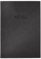 SIGEL Étlaptartó, A4, keményfedeles, SIGEL „MENU, antracit