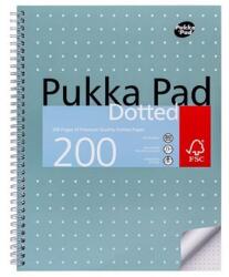 Pukka Pad Spirálfüzet, A4+, pontrácsos, 100 lap, PUKKA PAD ˝Metallic Jotta˝