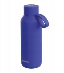 QUOKKA Solid rozsdamentes acél termosz kulacs 510ml pánttal, alkonykék (40186)