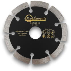 Prodiamante ECO115H10 Ø115 x 2, 0 x 22, 23 mm | univerzális gyémánt vágókorong (ECO115H10)