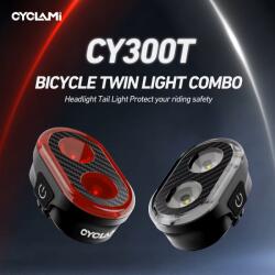 CYCLAMI CY300T Kerékpár Lámpaszett - Első, Hátsó (CY300T)