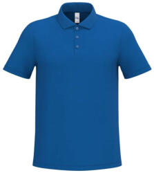 iDeal Basic IB295 férfi galléros pamut piké póló, Ideal Royal Blue-5XL (ib295irb-5xl)
