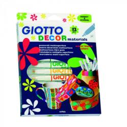 LYRA Giotto Decor: Filckészlet, 12 db-os, sokféle anyagra