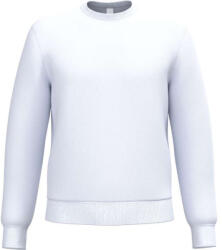 iDeal Basic IB400 kereknyakú unisex körkötött pulóver, Ideal White-2XL (ib400iw-2xl)