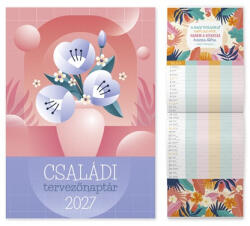 PD Calendar Naptár fali pd Családi tervező 21x60 cm 2027
