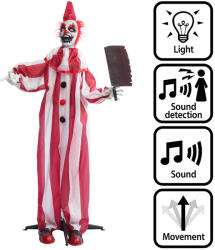  Álló halloweeni dekoráció - Chuckles bohóc (170 cm) (73117)