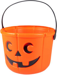  Tök alakú Halloween vödör narancssárga (14 x 18 cm) (74553)