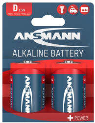 ANSMANN Alkáli Elem, D, 2 db