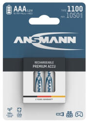ANSMANN akku, micro ceruza, AAA, 1100 mAh, 4 db