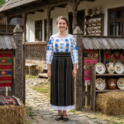 Ie traditionala Costum popular format din catrinta , brau si ie - Alexandra - ietraditionala - 429,00 RON