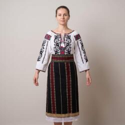 Ie traditionala Costum popular format din catrinta , brau si ie - Vanesa