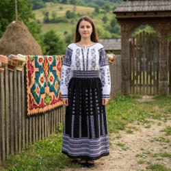 Ie traditionala Set traditional format din ie si fusta 109