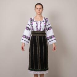 Ie traditionala Costum popular format din catrinta , brau si ie - Marta