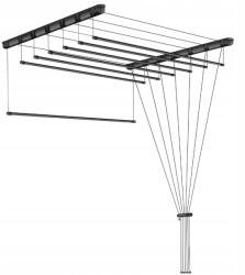 Sepio Erga, mennyezeti ruhaszárító állvány 7x140 cm, fekete, ERG-SEP-10SUSSU7 (10SUSSU7PCZ14) Ruhaszárító