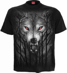 SPIRAL tricou bărbătesc SPIRAL - FOREST WOLF - Black - E030M101