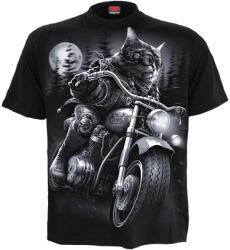 SPIRAL tricou pentru bărbați SPIRAL - NINE LIVES - negru - T221M101 - metal-shop - 129,99 RON