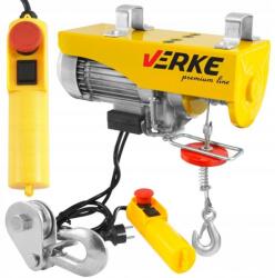 Verke Építőipari Elektromos Csörlő 230V Kötélcsörlő 600KG 1050W (V06051)