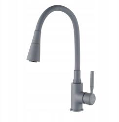 INVENA Hula, magas mosogatócsaptelep, 2 funkció, szürke, INV-BZ-85-P05-L (BZ-85-P03-L)