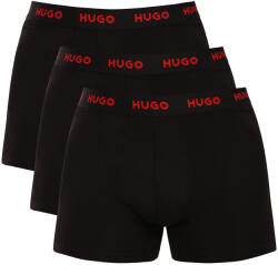 HUGO 3PACK boxeri pentru bărbați HUGO negri (50532613 001) L (185976)