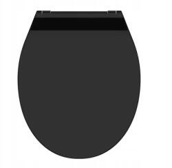 SCHÜTTE WC-ülőke Schütte Slim Black Duroplast, Soft Close (429417)