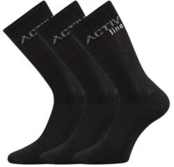 BOMA 3PACK șosete BOMA negre (Spotlite) L (186184)