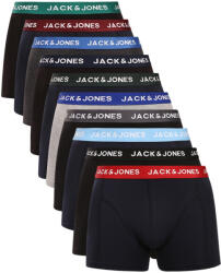 Jack and Jones 10PACK boxeri pentru bărbați Jack and Jones multicolori (12189937-navy/black) XXL (186011)