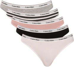 Calvin Klein 5PACK chiloți pentru femei Calvin Klein multicolori (QD5208E-H0T) M (186100)