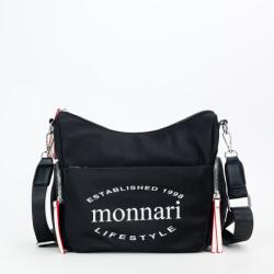 Monnari Fekete Postás Táska Cipzárral Monnari Poliészter (BAG2070-M20)