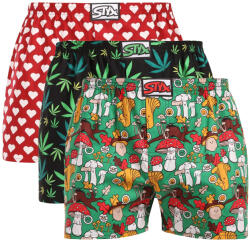 Styx 3PACK boxeri largi pentru bărbați Styx art elastic clasic multicolori (3A18901) L (186001)