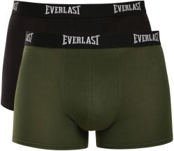 Everlast 2PACK boxeri pentru bărbați Everlast multicolori (BM002-black/khaki) XXL (186193)