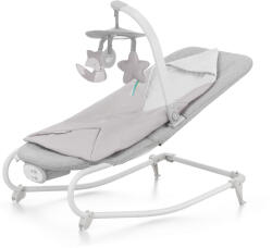 KinderKraft Бебешки шезлонг 2 в 1 Kinderkraft - Felio 2, Stone Grey (KBFELI20GRY0000)