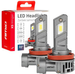 AMiO Set Becuri auto seria X5 Winger H8 H9 H11 6000K Canbus AMIO-03947 (AX_03947)