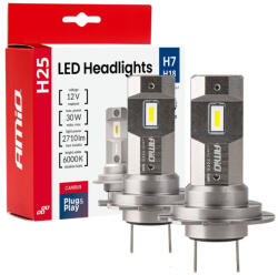 AutoHelix MSA Set becuri auto LED seria H25 CANBUS H7 H18 12V 30W AMIO-04712 (AX_04712)