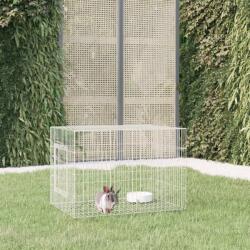 vidaXL Cușcă pentru iepuri, 78x54x54 cm, fier galvanizat (171567)