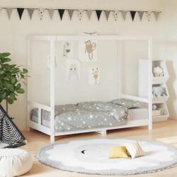 vidaXL Cadru de pat pentru copii, 80x160 cm, lemn masiv de pin - kidspaws - 585,63 RON